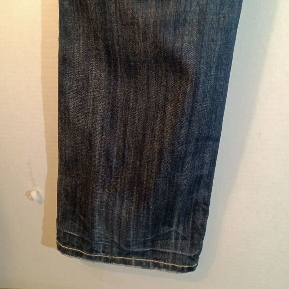 Mek Y2K Mens NEW YORK Denim 100% Cotton Dark Wash Jeans sz 32/34 - Picture 9 of 16